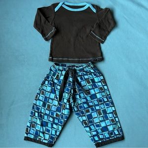 Paulina Quintana ~ Set of 2 ~ Long Sleeve and Lined Pants ~ Size 12 Months